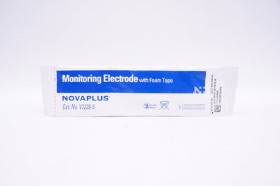 Novaplus V2228-5 Monitoring Electrode with Foam Tape